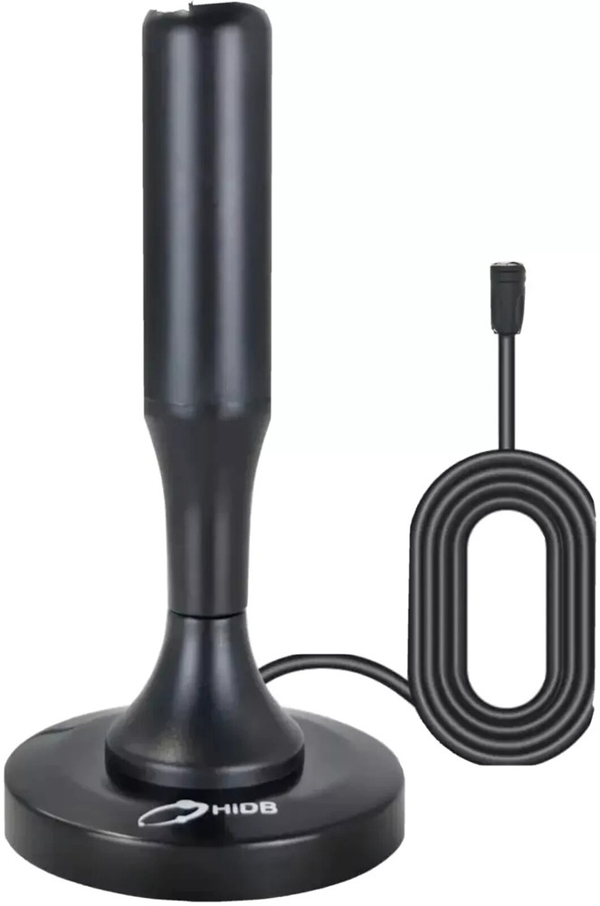 TV Antenna, Digital HD Portable Antenna Indoor, 360° Reception Magnetic Base New