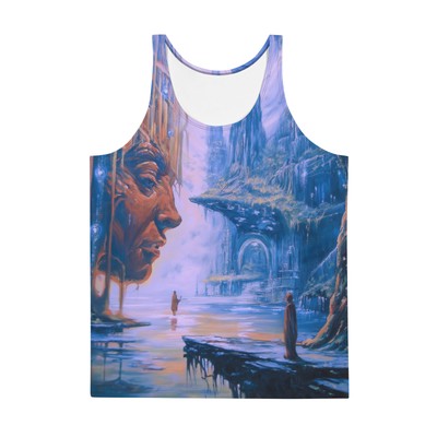 Dreamscape Journey Tank Top - Surreal Art Print
