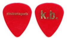 Eric Johnson Electromagnets Kyle Brock Red Guitar Pick - 2018/2019 Reunion Tour