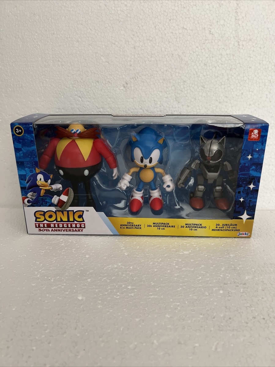 Sonic The Hedgehog 30th Anniversary 4” Multipack Sonic Mecha Dr