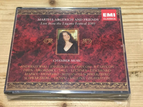 Signed by GABRIELA MONTERO Martha Argerich Lugano Festival 2005 EMI CLASSICS 3CD - Imagen 1 de 3