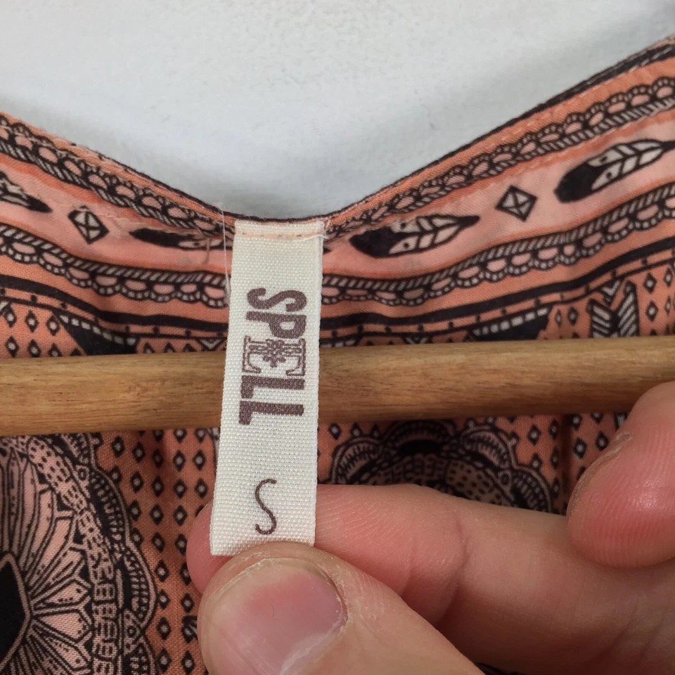 Mono coyote vintage para mujer Spell Designs talla S rosa coral 087824 Foto 3 de 4