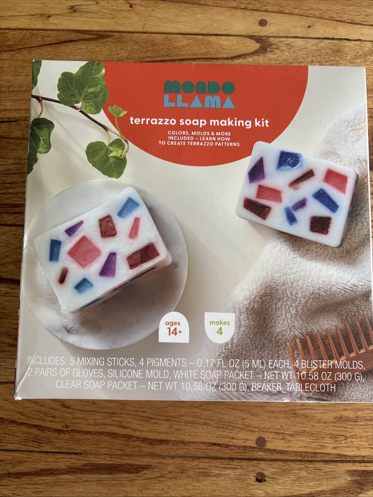 Mondo Llama Terrazzo Soap Making Kit Melt & Pour Glycerin Base