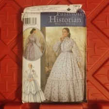 The Fashion Historian Women's Historical Dress Sewing Pattern by Martha McCain