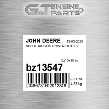 BZ13547 SPOUT RINSING POWER OUTLET fits JOHN DEERE (Surplus Open Box)