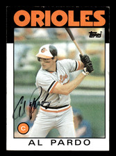 Al Pardo Orioles 1986 Topps Auto Baseball Card #279 SIGNED w/COA
