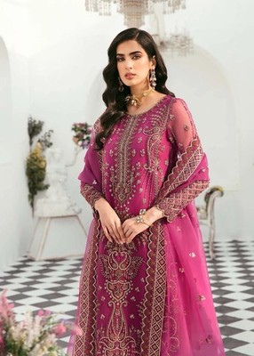Akbar Aslam Hot Pink Medium Pakistani New With Tags