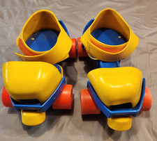 Roller Skates Fisher Price Adjustable Vintage 1984 1989 1-2-3 Grow With Me Kids