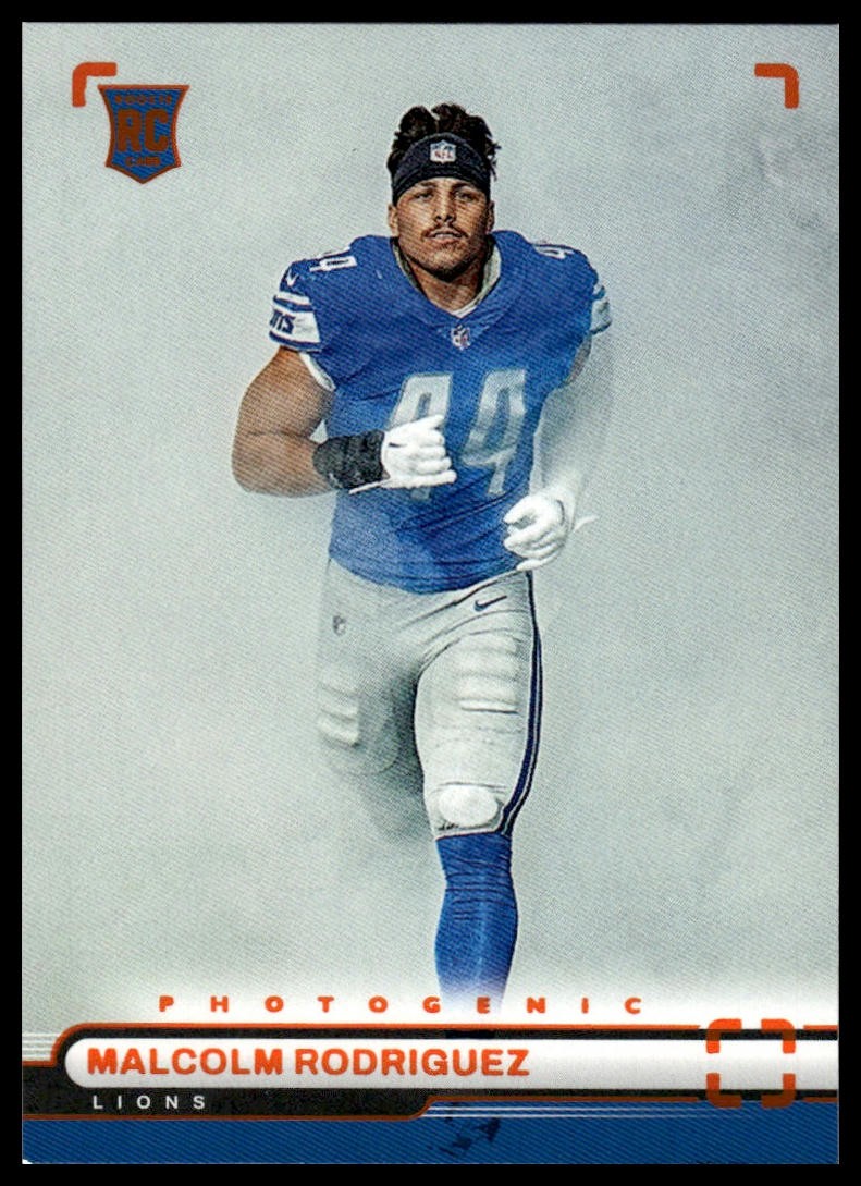2022 Panini Chronicles Malcolm Rodriguez #PH-46 Photogenic Orange