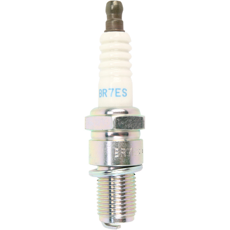 NGK 6615 BR7ES Solid Terminal Resistor Spark Plug Standard Nickel Alloy