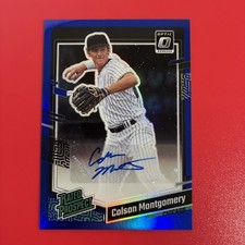 2023 Panini Donruss  Optic Rated Prospect Signatures Blue Auto 66/75 (RC) (AU)