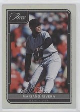 2022 Panini Three and Two Holo Silver 15/15 Mariano Rivera #42 HOF k4s