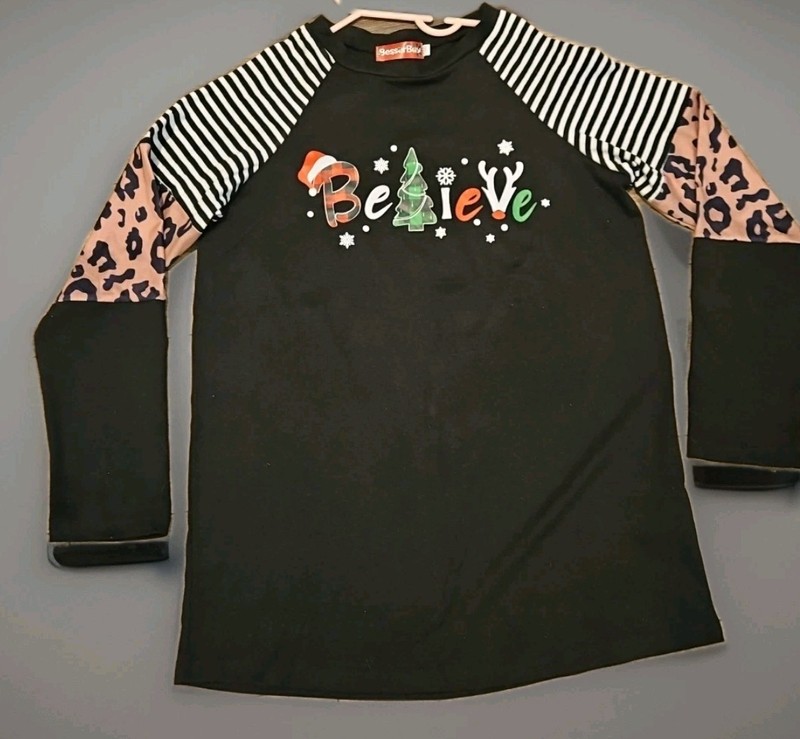 Christmas Shirt Girls Size XL