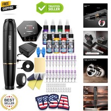 Tattoo Gun Kit Cartridge Tattoo Machine Kit Tattoo Kit Tattoo Pen Kit for Beg...