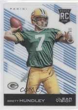 2015 Panini Clear Vision Rookie Blue 60/99 Brett Hundley (Throwing) #108 1be