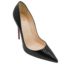 CHRISTIAN LOUBOUTIN  So Kate Black Patent Pumps Size US 38