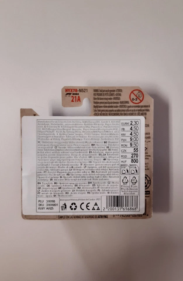 Hot Wheels Mercedes-AMG PETRONAS  FORMULA ONE TEAM -  F1  1:64  2025  Track Aces - Immagine 2 di 2