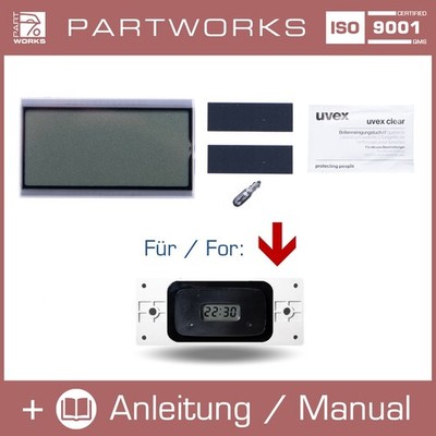 Display Digitaluhr für PORSCHE 928 S4 GT Uhr LCD Reparatur 92864170103