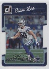 2016 Donruss Press Proof Silver Die-Cut 56/75 Sean Lee #82 0c3