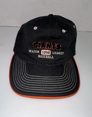 Drew Pearson San Francisco Giants MLB Baseball Adjustable Cap Hat Black Orange