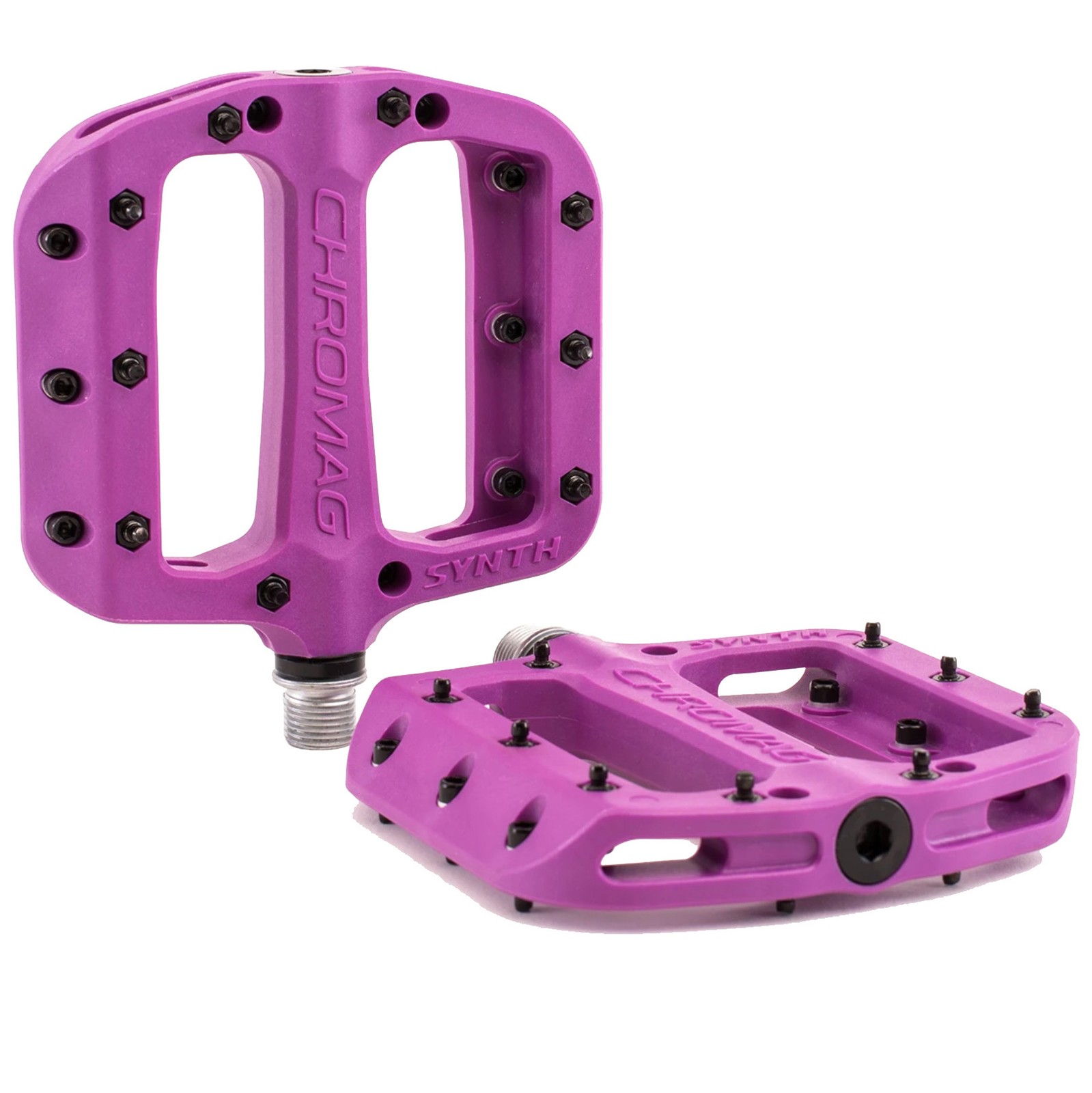 Педали синтезатора Chromag - Платформа, Композитные, 9/16, Фиолетовый