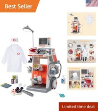 Interactive 31-Piece Doctor Playset for Toddlers - Safe  Engaging Medical Fun