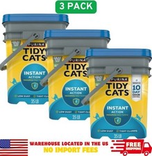 Tidy Cats Instant Action Scented Clumping Cat Litter, 35-lb pail, 3 pack