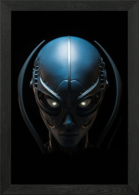 Altes Alien Artefakt gerahmtes Wandbild Poster Leinwanddruck Bild