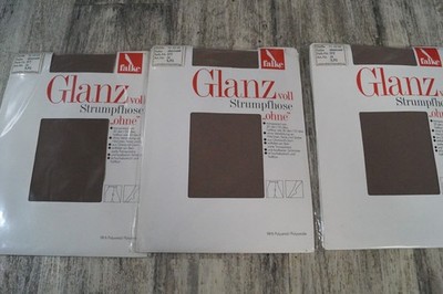 3x Falke Strumpfhose Glanzvoll ohne Größe 42-44,  Diamant NEU OVP