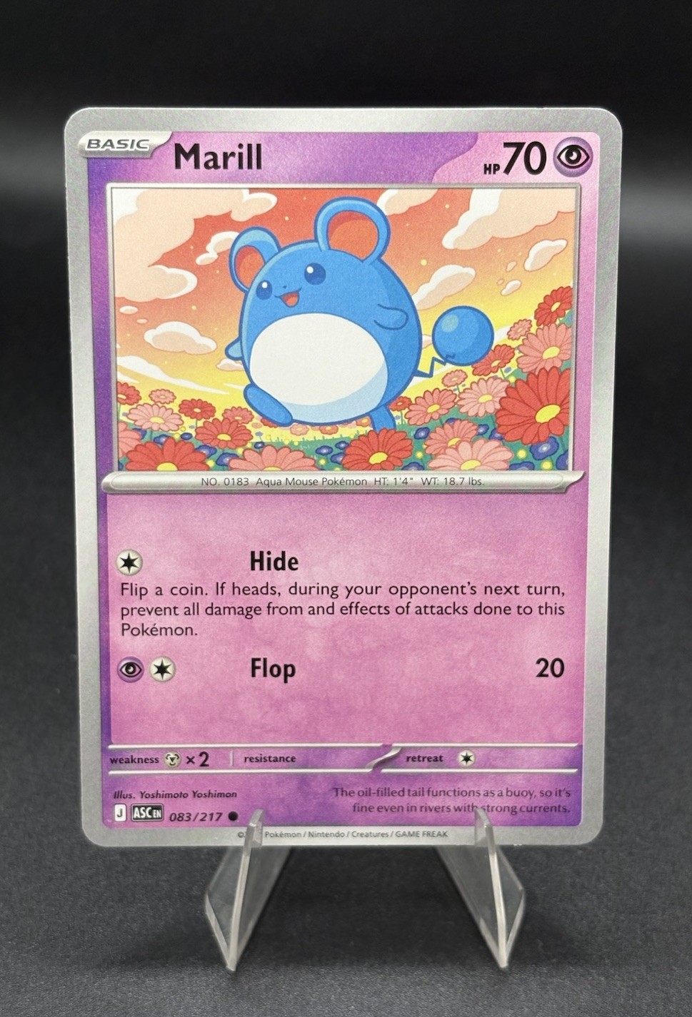 Marill 083/217 Pokémon TCG Me: Ascended Heroes Regular NM/M