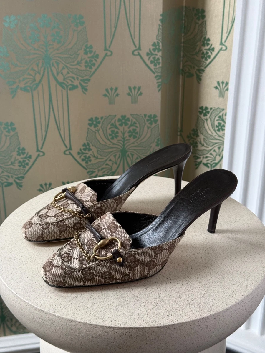 Gucci Monogram Shoes In Women's Heels for sale | eBay