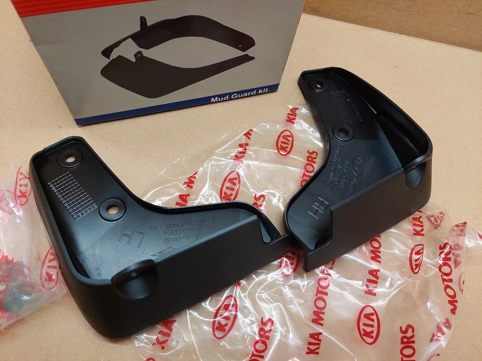 Kia Picanto Front Mud Splash Guards Kit 2011-2017 1YF46AC100 Genuine NEW - Image 3 of 4