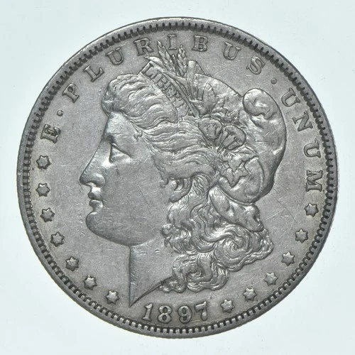 XF 1897-O Morgan Silver Dollar (1 coin) *0330