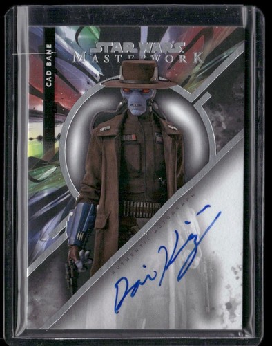 Star Wars Masterwork Cad Bane Dorian Kingi Auto Insert Card Topps Autograph