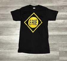 VTG 80s Erie Railroad Erie Railway Train Tshirt Single Stitch Small Deadstock