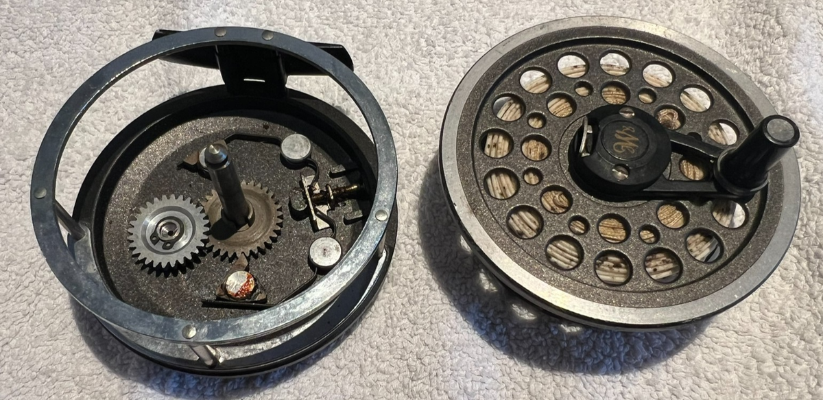 J W Young & Sons 1510 Multiplier Fly Fishing Reel 3½″ & 5 spools