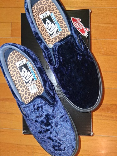 VANS Vault Classic Slip-On V x Noon Goons Velvet Blue/Black US 9.5