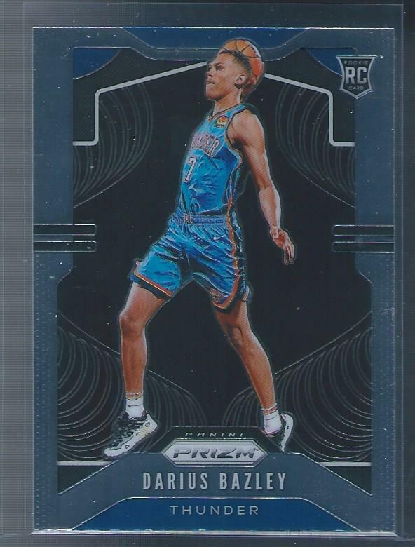 2019-20 PANINI PRIZM DARIUS BAZLEY #289 ROOKIE CARD RC OKC THUNDER (SC1811)