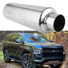 3" ID/OD x 16" Exhaust Muffler Resonator Deep Sound Tone For Chevy Tahoe LT LS