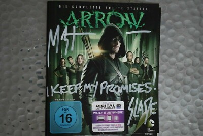 Arrow (Manu Bennett) 2nd Season Blu RayCover  signed / autograph / signiert