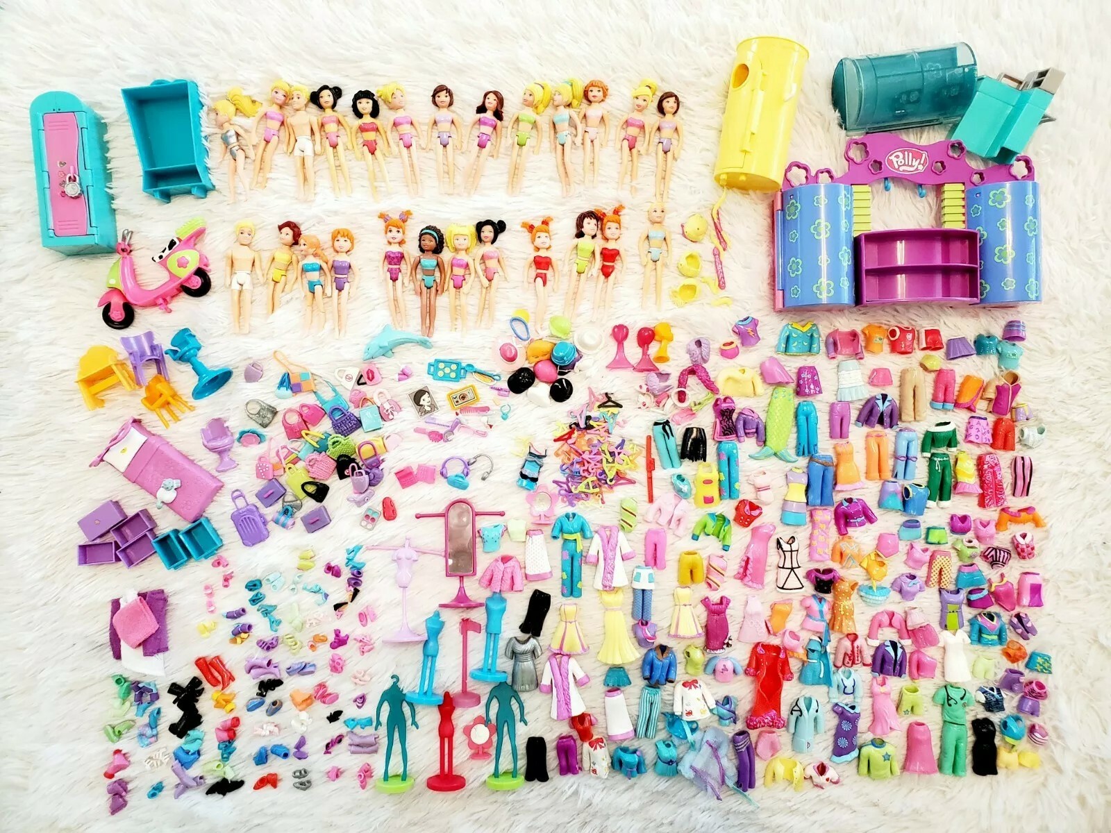 polly pocket dress up dolls