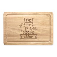 Trust Me I'm A Skier Rechteckig Schneidebrett Lustig Best Favorit Schifahren