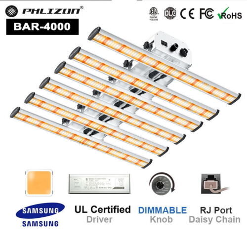 BAR-4000W Full Spectrum Led Grow Light Bar for Indoor Plants Commercial Lamp CO2