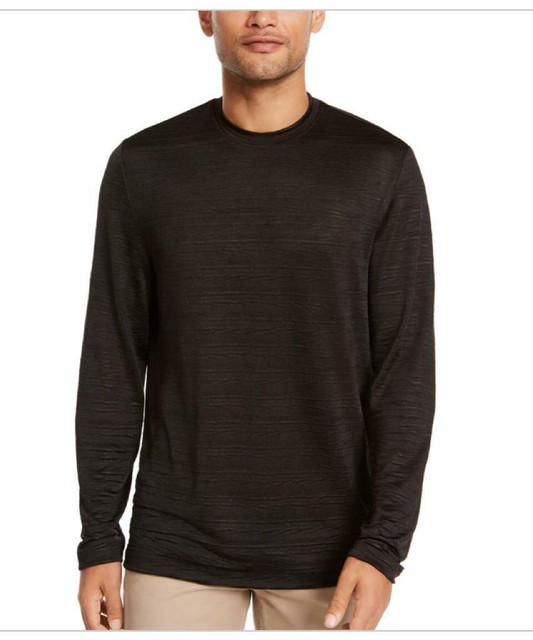 Alfani Mens T-shirt Black Size Large L 