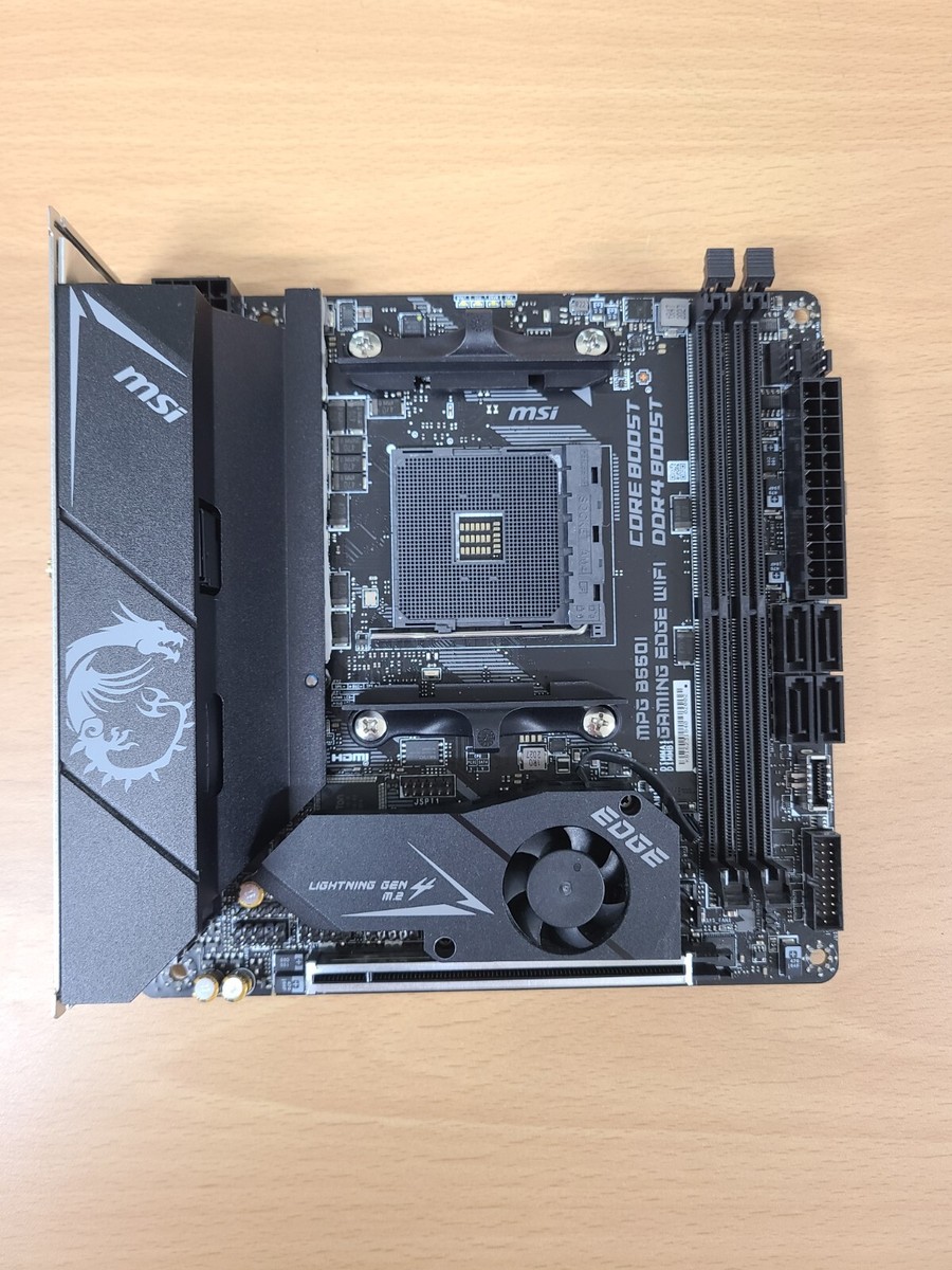 MSI MPG B550I GAMING EDGE WIFI AM4 Mini ITX Motherboard | eBay MSI MPG B550I GAMING EDGE WIFI AM4 Mini ITX Motherboard | eBay