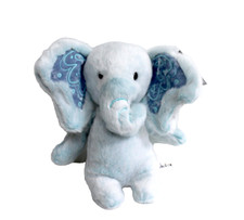 Aurora Jackson My Muse Elephant Plush Stuffed Animal 10" Blue NWT