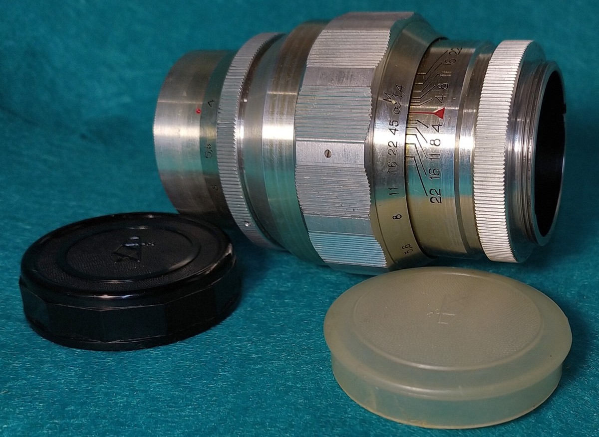 ジュピター11  ロシア製　135mm f4 マウントm39 Overview of the lens Jupiter 11. Photos on Jupiter 11 4 135