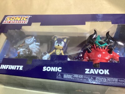 Sonic the Hedgehog Infinite Zavok Figure 3 Pack Tomy Sega Rare