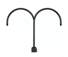 Millennium Lighting RPAD Black Exterior Two Light Post Adapter