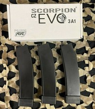 NEW TOY AIRSOFT ASG CZ Scorpion Evo 3 A1 Magazine - 3 Pack 17844 
